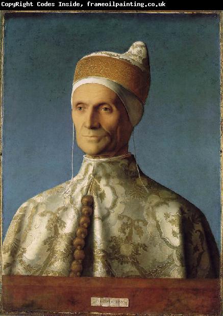 BELLINI, Giovanni Portrait of Doge Leonardo Loredan xe